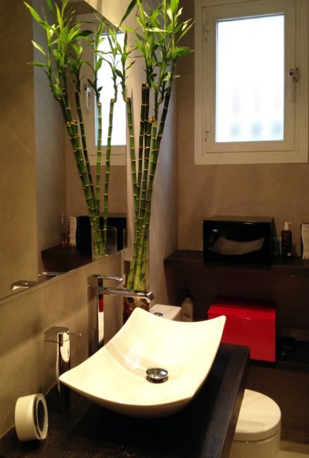 Baño-lavabo-bambu