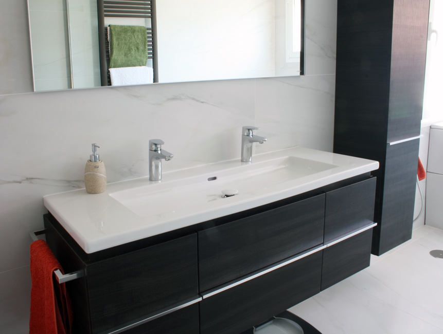 Lavabo-doble